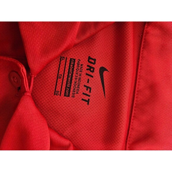 Nike Dri-FIT Travis Basketball Polo Shirt - Size XL - Red - Picture 8 of 9